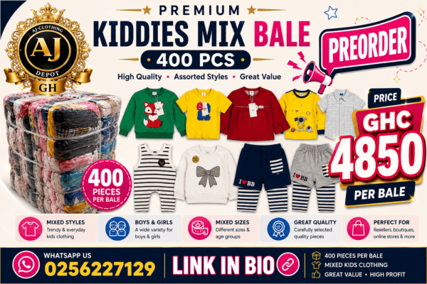 🔥 PREMIUM KIDDIES MIX BALE-400pcs 🔥