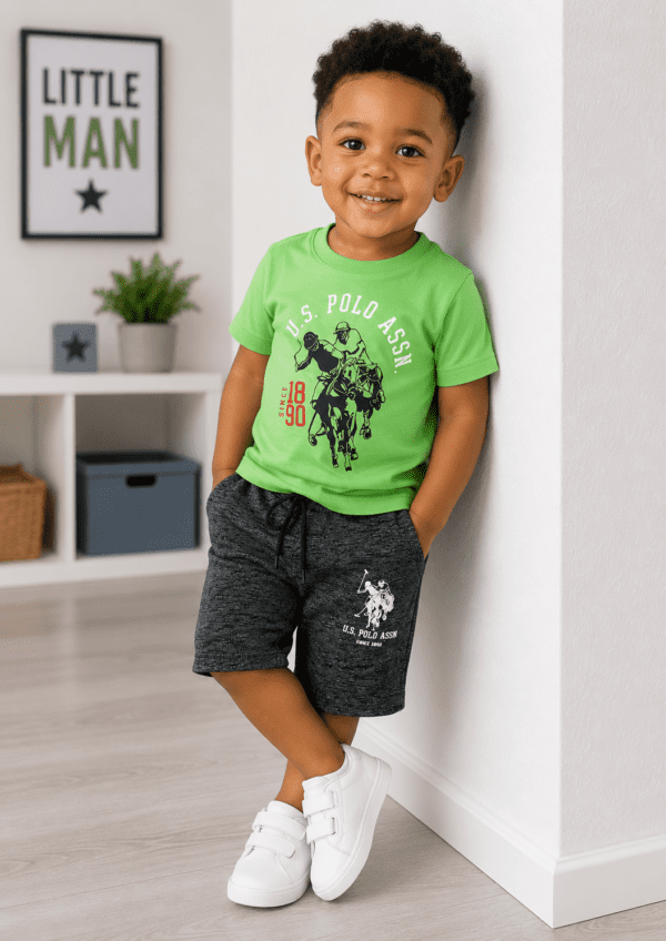 💚 U.S. Polo Assn. Boys 2-Piece Set 💚