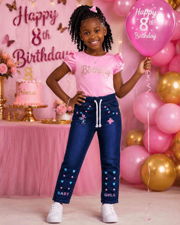 🎀 -Ready Girls’ Jeans Fashion! 🎉✨🇬🇭