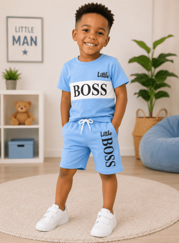 🤍 Cotton Little BOSS 2-Piece Set 🤍🇬🇭