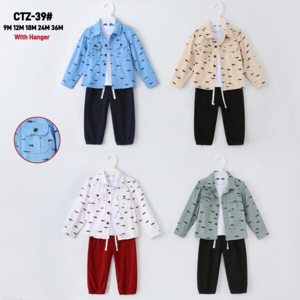 Elegant boys ’3pcs set ✨moq 5 , 135 Gh