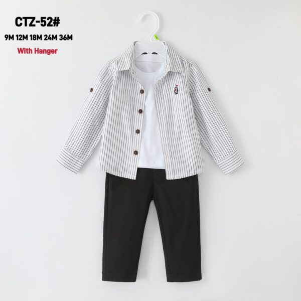boys’ 3-piece set 👕✨moq 5 - 130