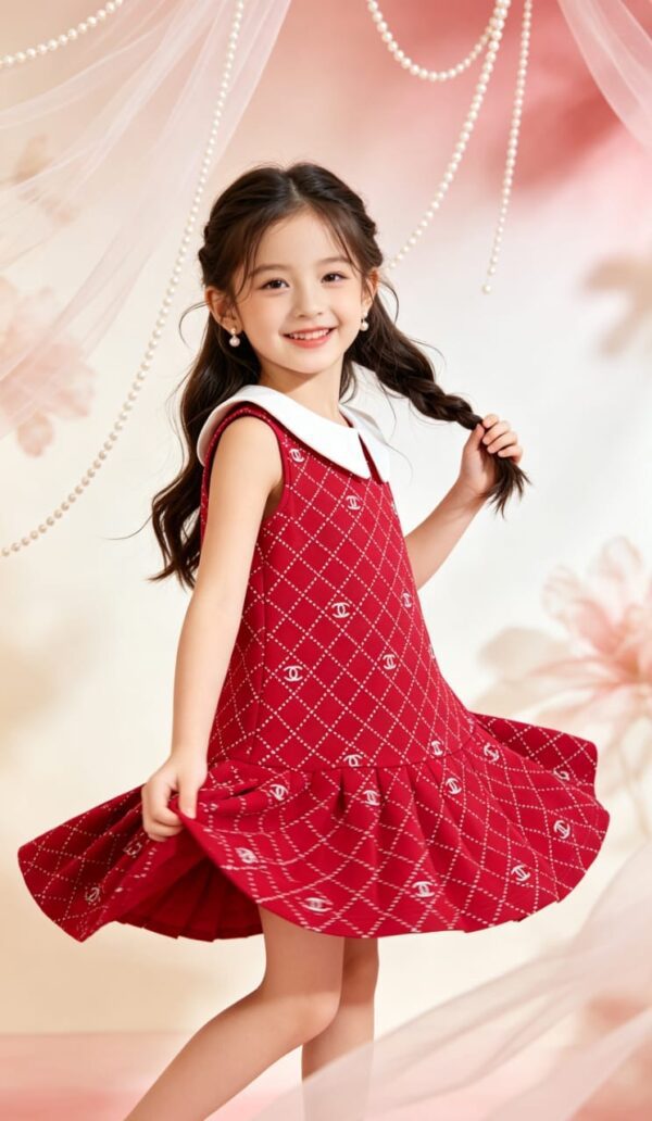 Girls cute dress , moq 5 pcs 110gh trendy