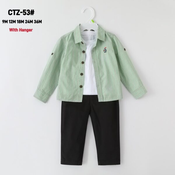 Boys’ 3-piece set 👕- 130gh moq 5pcs